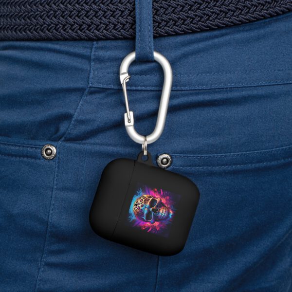 Knallige Totenkopf-AirPods-Hülle – Stylisches, schützendes Accessoire für Musikliebhaber – Bild 8