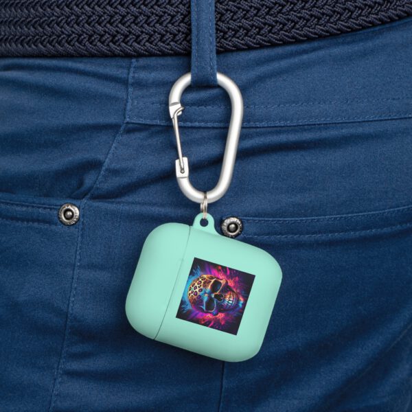 Knallige Totenkopf-AirPods-Hülle – Stylisches, schützendes Accessoire für Musikliebhaber – Bild 12