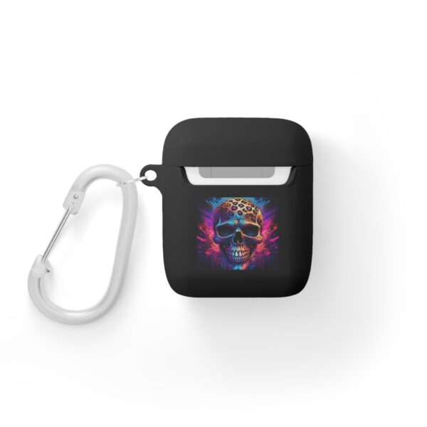 Knallige Totenkopf-AirPods-Hülle – Stylisches, schützendes Accessoire für Musikliebhaber – Bild 6