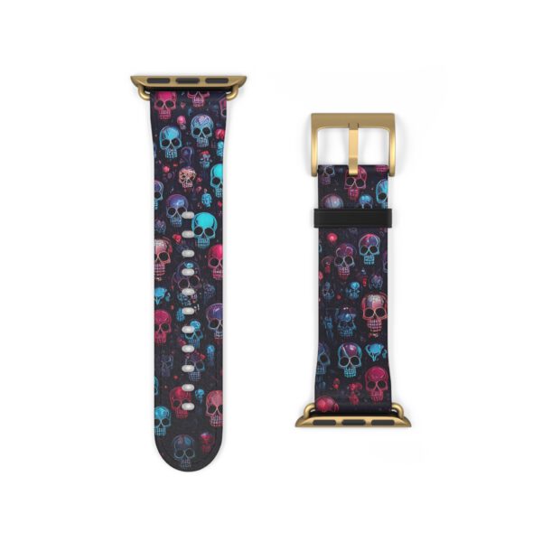 Colorful Skull Watch Band - Funky Accessory for Halloween and Everyday Wear – Bild 10