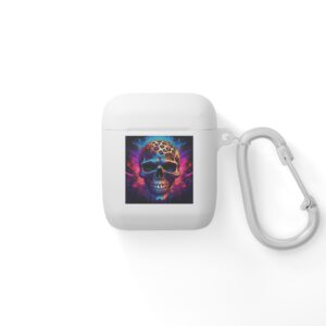 Knallige Totenkopf-AirPods-Hülle – Stylisches, schützendes Accessoire für Musikliebhaber