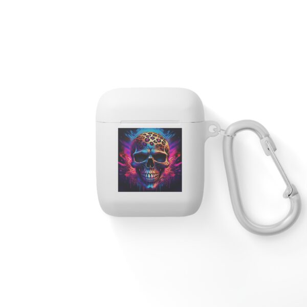 Knallige Totenkopf-AirPods-Hülle – Stylisches, schützendes Accessoire für Musikliebhaber
