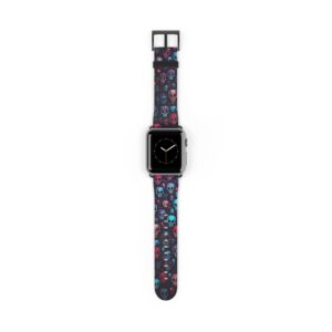 Colorful Skull Watch Band - Funky Accessory for Halloween and Everyday Wear