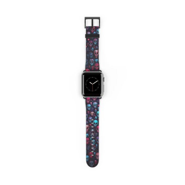 Colorful Skull Watch Band - Funky Accessory for Halloween and Everyday Wear