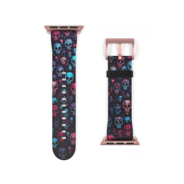 Colorful Skull Watch Band - Funky Accessory for Halloween and Everyday Wear – Bild 14