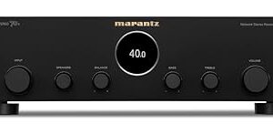 Marantz Stereo 70s Verstärker HiFi Stereo, 2.2-Kanal HiFi Verstärker, 75 W/Kanal, 6 HDMI Eingänge, 8K, HEOS, Bluetooth, WLAN, AirPlay 2, Dolby TrueHD, Alexa kompatibel, Schwarz
