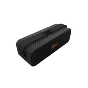 Klipsch Detroit, tragbarer Bluetooth-Lautsprecher mit Zwei 2,5 cm Hochtönern, 7,6 cm Tieftönern, IP67 Wasserfestigkeit und 20 Stunden Akkulaufzeit. Live-Konzert-Erlebnis. Farbe: Schwarz.