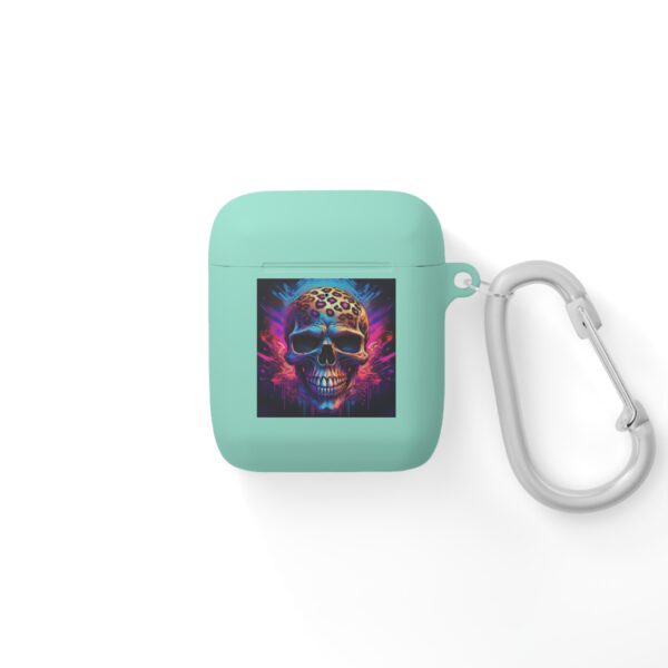 Knallige Totenkopf-AirPods-Hülle – Stylisches, schützendes Accessoire für Musikliebhaber – Bild 9