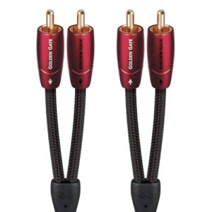 audioquest Golden Gate 2 x Cinch Stecker auf 2 x Cinch Stecker 1m