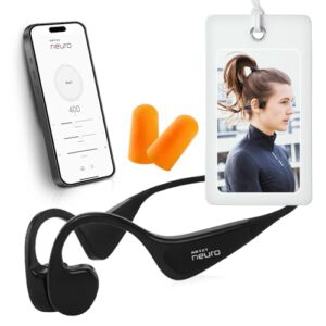 ARTZT neuro SoundVibe II Knochenschall-Kopfhörer | Kabellos | Wasserdicht IPX6 | USB-C | Low Latency | Leichtgewicht 33g | Sportkopfhörer | Freisprech-Funktion | Lange Akkulaufzeit