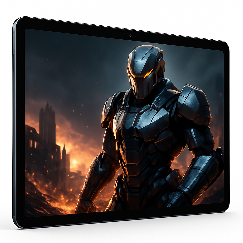 W90 Android 15 Tablet mit Action-Setup