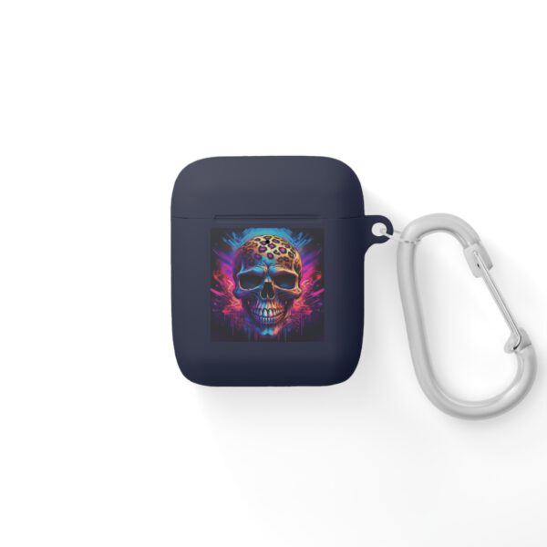 Knallige Totenkopf-AirPods-Hülle – Stylisches, schützendes Accessoire für Musikliebhaber – Bild 13