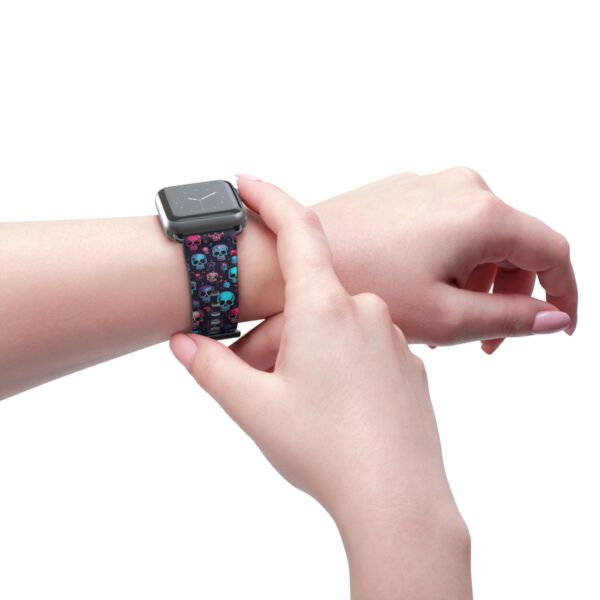 Colorful Skull Watch Band - Funky Accessory for Halloween and Everyday Wear – Bild 4