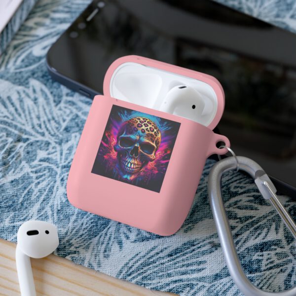 Knallige Totenkopf-AirPods-Hülle – Stylisches, schützendes Accessoire für Musikliebhaber – Bild 19