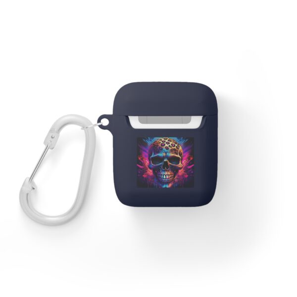 Knallige Totenkopf-AirPods-Hülle – Stylisches, schützendes Accessoire für Musikliebhaber – Bild 14