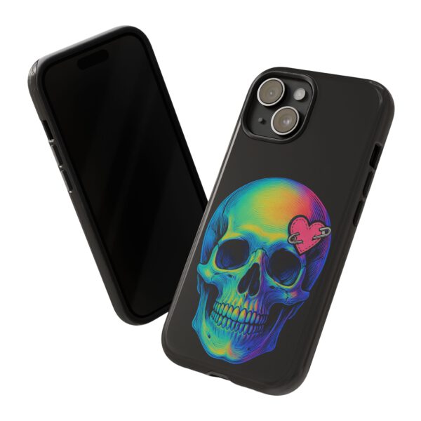 Colorful Skull Phone Case, Gothic Aesthetic Accessory, Unique Gift for Him/Her, Edgy Art Design, Trendy Cell Phone Cover – Bild 50
