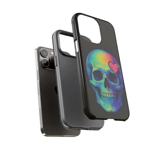 Colorful Skull Phone Case, Gothic Aesthetic Accessory, Unique Gift for Him/Her, Edgy Art Design, Trendy Cell Phone Cover – Bild 43