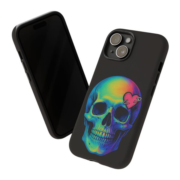 Colorful Skull Phone Case, Gothic Aesthetic Accessory, Unique Gift for Him/Her, Edgy Art Design, Trendy Cell Phone Cover – Bild 53