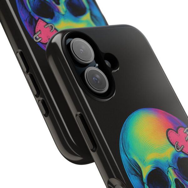 Colorful Skull Phone Case, Gothic Aesthetic Accessory, Unique Gift for Him/Her, Edgy Art Design, Trendy Cell Phone Cover – Bild 74