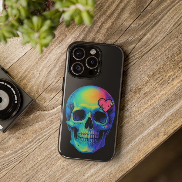 Colorful Skull Phone Case, Gothic Aesthetic Accessory, Unique Gift for Him/Her, Edgy Art Design, Trendy Cell Phone Cover – Bild 92
