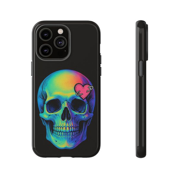 Colorful Skull Phone Case, Gothic Aesthetic Accessory, Unique Gift for Him/Her, Edgy Art Design, Trendy Cell Phone Cover – Bild 41