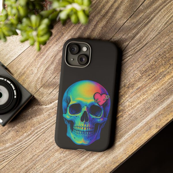 Colorful Skull Phone Case, Gothic Aesthetic Accessory, Unique Gift for Him/Her, Edgy Art Design, Trendy Cell Phone Cover – Bild 54