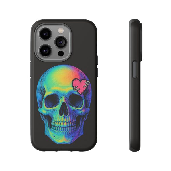 Colorful Skull Phone Case, Gothic Aesthetic Accessory, Unique Gift for Him/Her, Edgy Art Design, Trendy Cell Phone Cover – Bild 29
