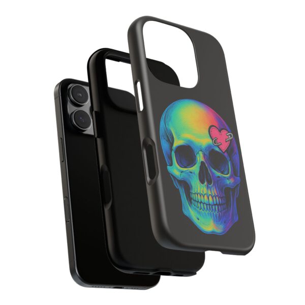 Colorful Skull Phone Case, Gothic Aesthetic Accessory, Unique Gift for Him/Her, Edgy Art Design, Trendy Cell Phone Cover – Bild 95