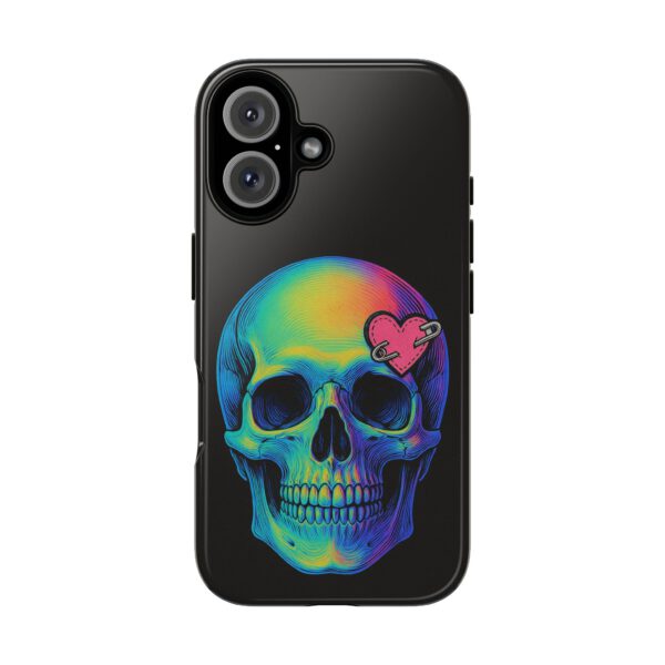 Colorful Skull Phone Case, Gothic Aesthetic Accessory, Unique Gift for Him/Her, Edgy Art Design, Trendy Cell Phone Cover – Bild 73