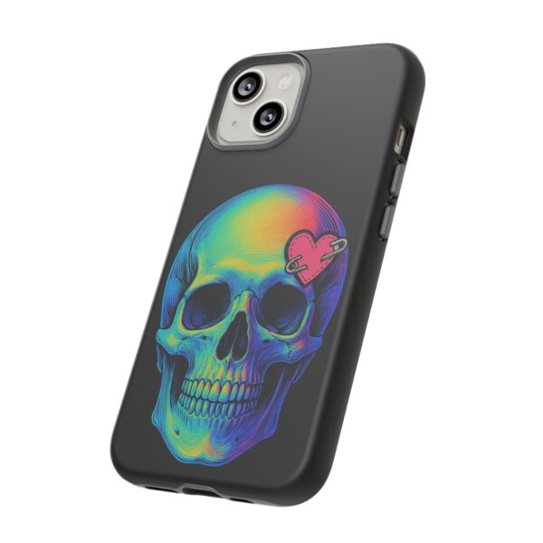 Colorful Skull Phone Case, Gothic Aesthetic Accessory, Unique Gift for Him/Her, Edgy Art Design, Trendy Cell Phone Cover – Bild 22