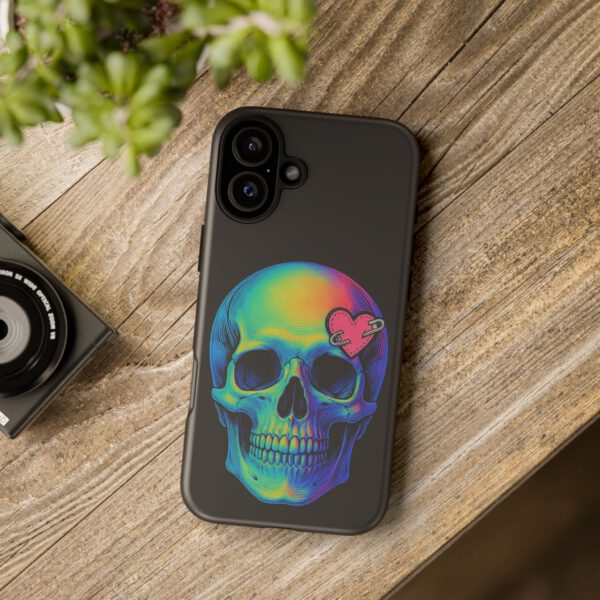 Colorful Skull Phone Case, Gothic Aesthetic Accessory, Unique Gift for Him/Her, Edgy Art Design, Trendy Cell Phone Cover – Bild 88