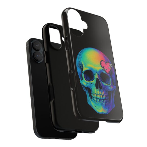 Colorful Skull Phone Case, Gothic Aesthetic Accessory, Unique Gift for Him/Her, Edgy Art Design, Trendy Cell Phone Cover – Bild 83