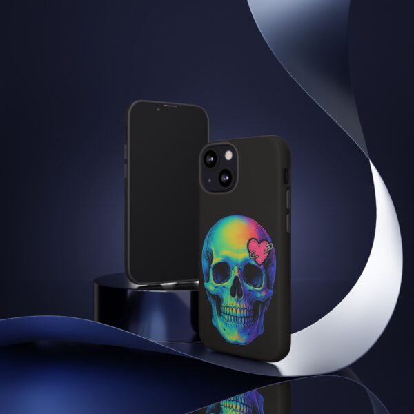 Colorful Skull Phone Case, Gothic Aesthetic Accessory, Unique Gift for Him/Her, Edgy Art Design, Trendy Cell Phone Cover – Bild 8