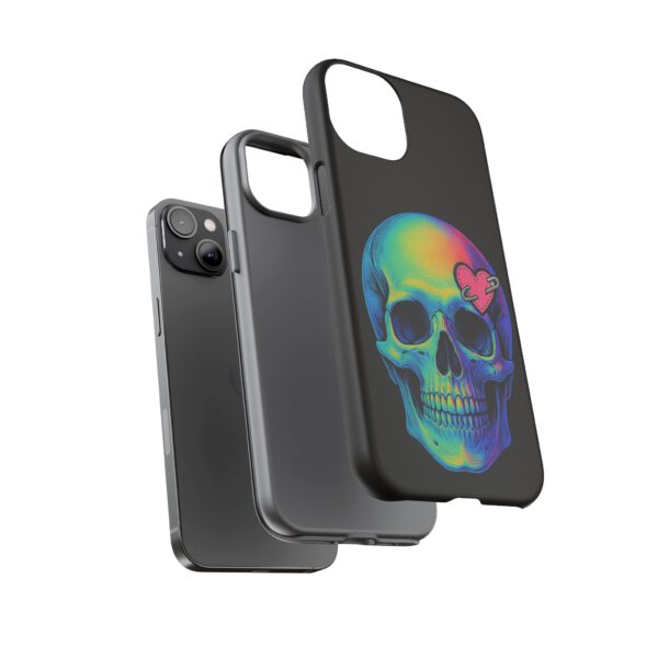 Colorful Skull Phone Case, Gothic Aesthetic Accessory, Unique Gift for Him/Her, Edgy Art Design, Trendy Cell Phone Cover – Bild 39