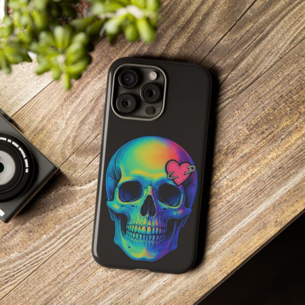 Colorful Skull Phone Case, Gothic Aesthetic Accessory, Unique Gift for Him/Her, Edgy Art Design, Trendy Cell Phone Cover – Bild 69