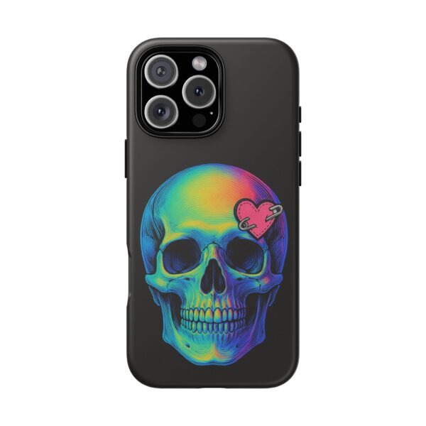 Colorful Skull Phone Case, Gothic Aesthetic Accessory, Unique Gift for Him/Her, Edgy Art Design, Trendy Cell Phone Cover – Bild 101