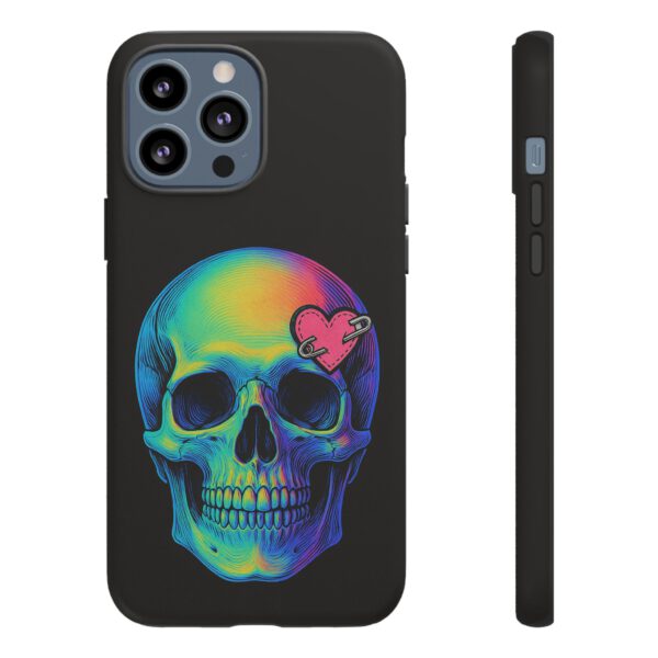 Colorful Skull Phone Case, Gothic Aesthetic Accessory, Unique Gift for Him/Her, Edgy Art Design, Trendy Cell Phone Cover – Bild 15
