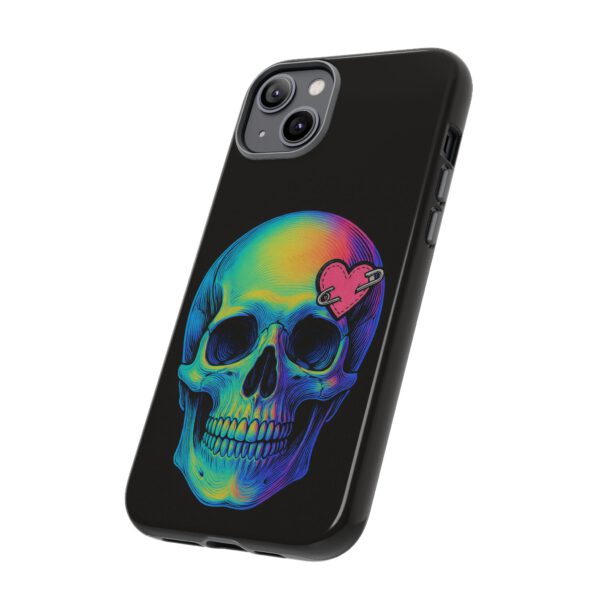 Colorful Skull Phone Case, Gothic Aesthetic Accessory, Unique Gift for Him/Her, Edgy Art Design, Trendy Cell Phone Cover – Bild 34