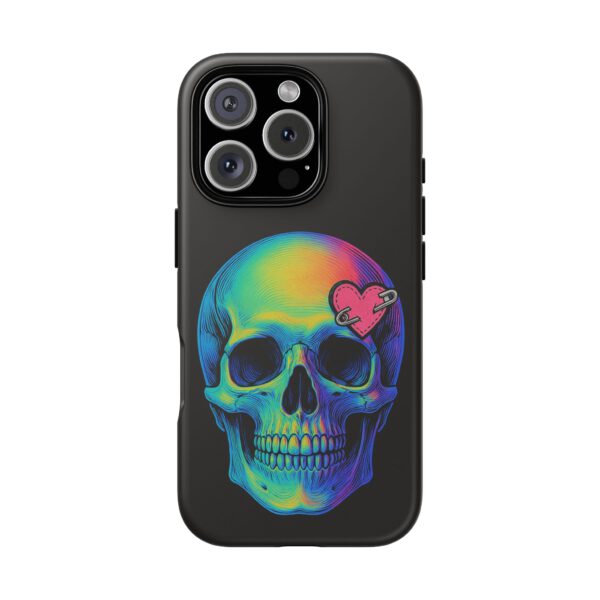 Colorful Skull Phone Case, Gothic Aesthetic Accessory, Unique Gift for Him/Her, Edgy Art Design, Trendy Cell Phone Cover – Bild 93