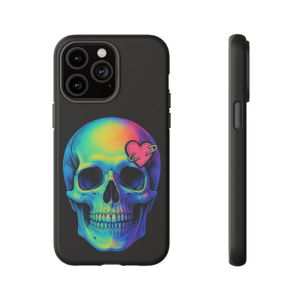Colorful Skull Phone Case, Gothic Aesthetic Accessory, Unique Gift for Him/Her, Edgy Art Design, Trendy Cell Phone Cover – Bild 45
