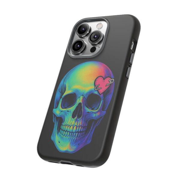 Colorful Skull Phone Case, Gothic Aesthetic Accessory, Unique Gift for Him/Her, Edgy Art Design, Trendy Cell Phone Cover – Bild 30