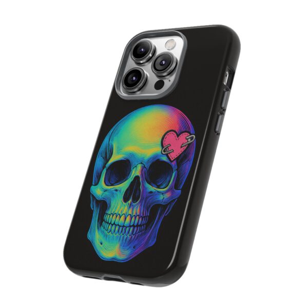 Colorful Skull Phone Case, Gothic Aesthetic Accessory, Unique Gift for Him/Her, Edgy Art Design, Trendy Cell Phone Cover – Bild 26