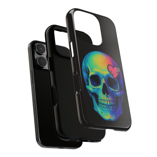 Colorful Skull Phone Case, Gothic Aesthetic Accessory, Unique Gift for Him/Her, Edgy Art Design, Trendy Cell Phone Cover – Bild 91