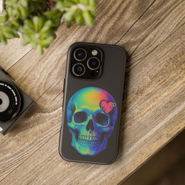 Colorful Skull Phone Case, Gothic Aesthetic Accessory, Unique Gift for Him/Her, Edgy Art Design, Trendy Cell Phone Cover – Bild 96