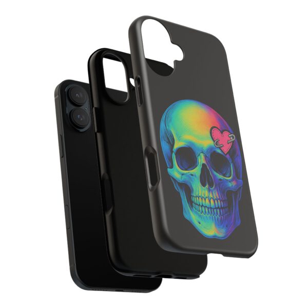 Colorful Skull Phone Case, Gothic Aesthetic Accessory, Unique Gift for Him/Her, Edgy Art Design, Trendy Cell Phone Cover – Bild 87