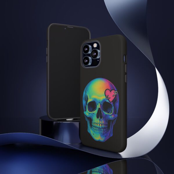Colorful Skull Phone Case, Gothic Aesthetic Accessory, Unique Gift for Him/Her, Edgy Art Design, Trendy Cell Phone Cover – Bild 16