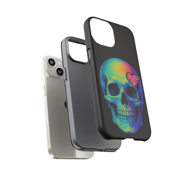 Colorful Skull Phone Case, Gothic Aesthetic Accessory, Unique Gift for Him/Her, Edgy Art Design, Trendy Cell Phone Cover – Bild 23
