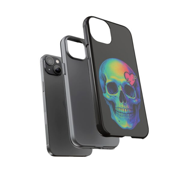 Colorful Skull Phone Case, Gothic Aesthetic Accessory, Unique Gift for Him/Her, Edgy Art Design, Trendy Cell Phone Cover – Bild 35
