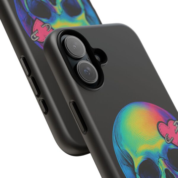 Colorful Skull Phone Case, Gothic Aesthetic Accessory, Unique Gift for Him/Her, Edgy Art Design, Trendy Cell Phone Cover – Bild 86