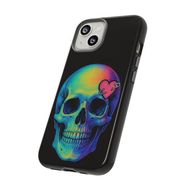 Colorful Skull Phone Case, Gothic Aesthetic Accessory, Unique Gift for Him/Her, Edgy Art Design, Trendy Cell Phone Cover – Bild 18